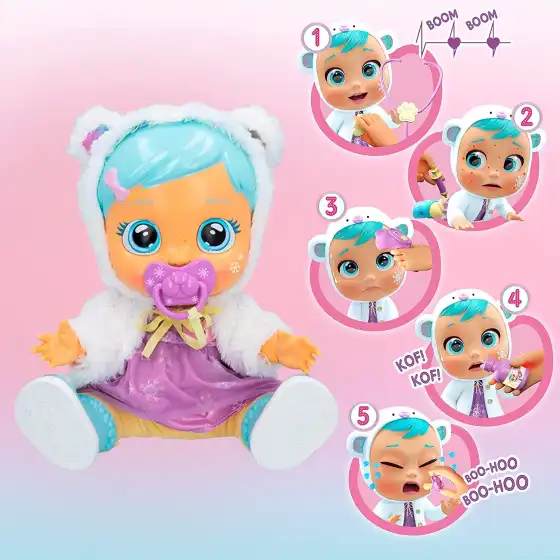 Cry Babies Dressy Kristal Malatina 83370 Imc Toys - 3