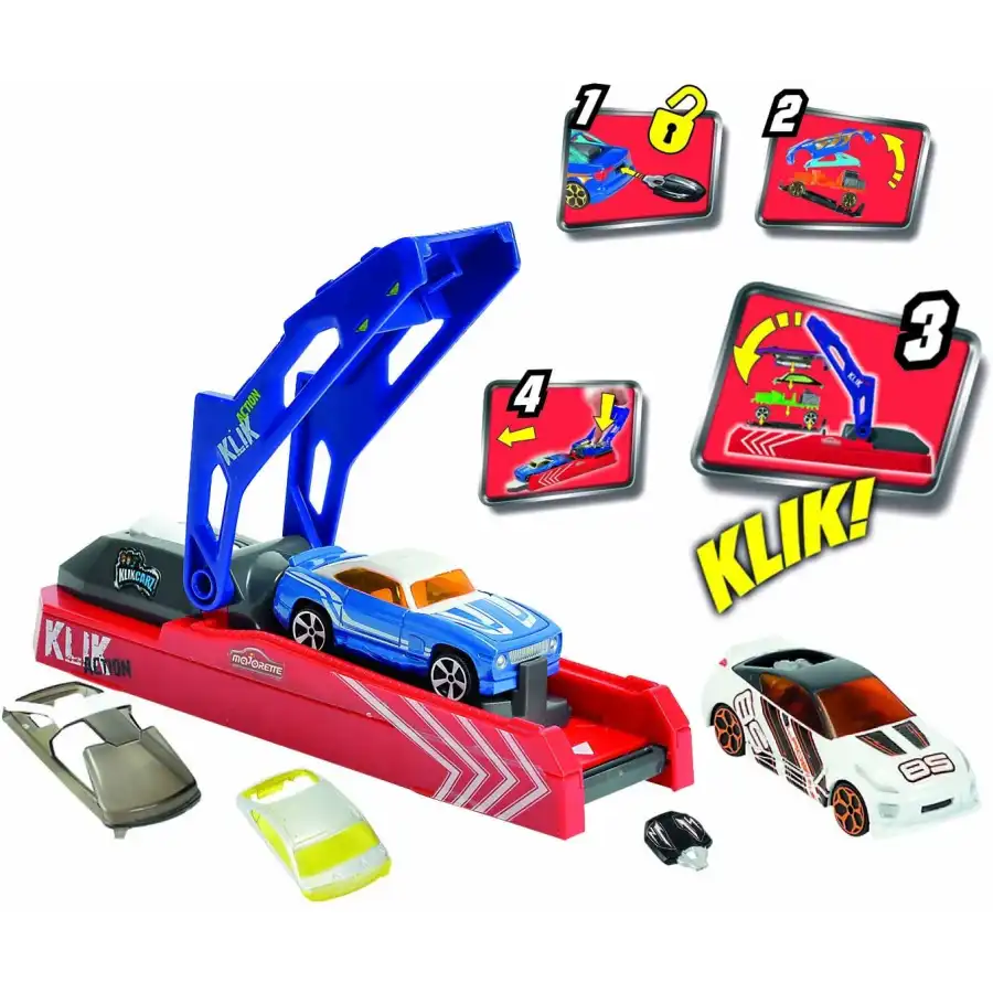 Klik Carz Lanciatore Auto Klik'n Shoot Majorette - 1