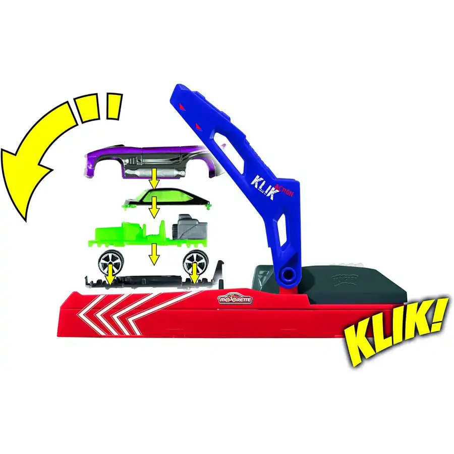 Klik Carz Lanciatore Auto Klik'n Shoot Majorette - 3