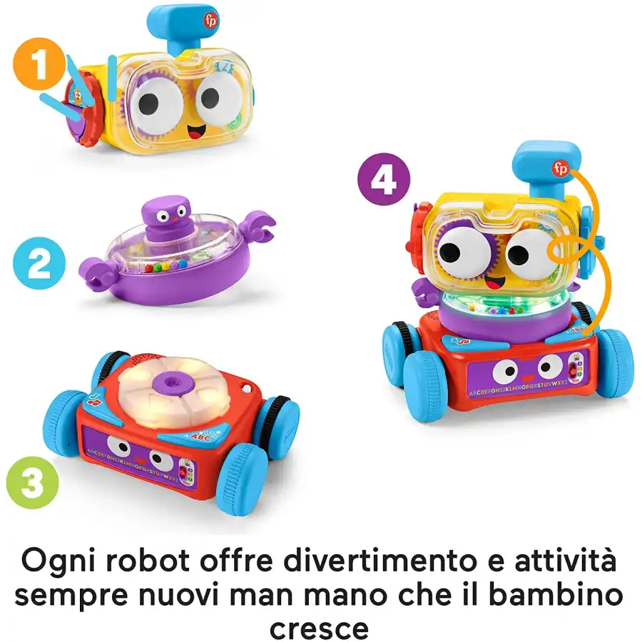 Fisher Price Tino Robottino 4 in 1HDJ16 Fisher Price - 5