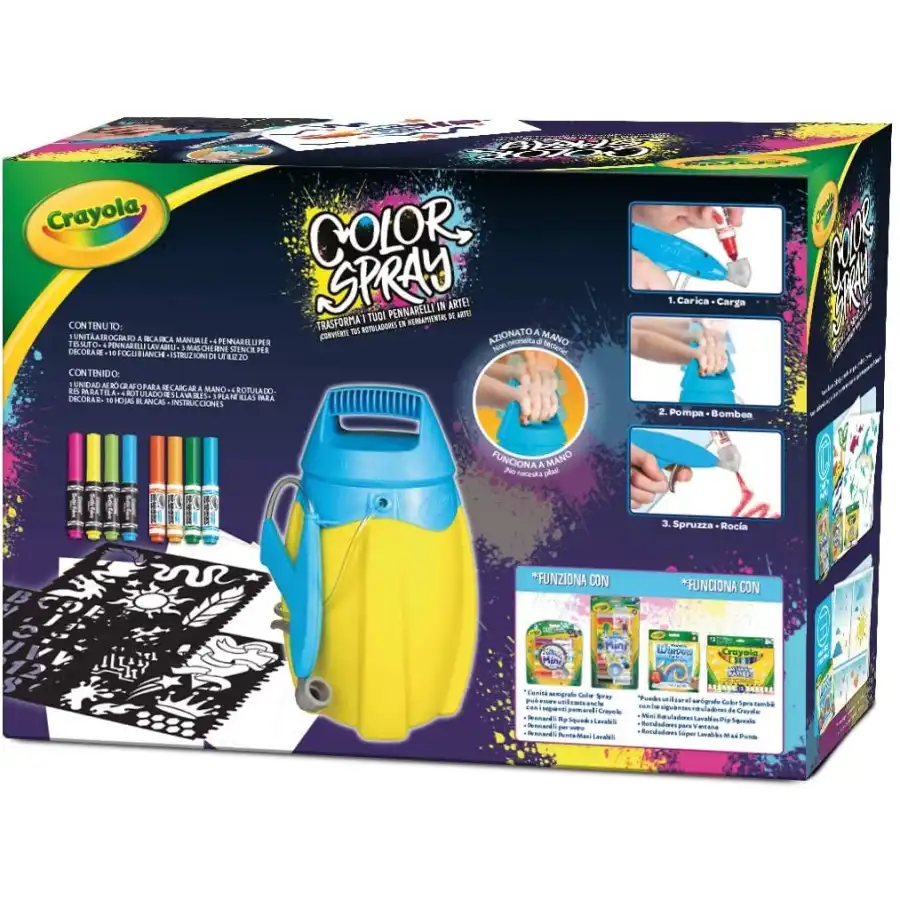 Color Spray Aerografo Manuale Crayola - 5