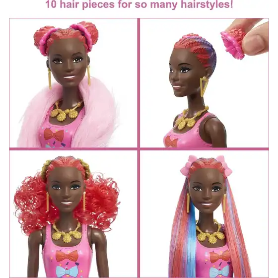 Barbie Color Reveal Glitter Bambola Afroamericana HBG40 Mattel - 5