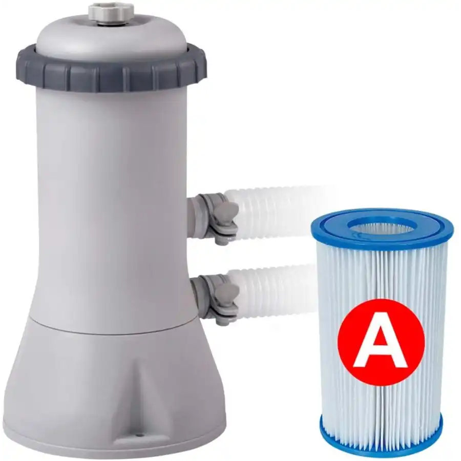 Piscina Prism Frame 26726 con Pompa Filtro, Scaletta , Telo di copertura 457 x 122 cm Intex - 6