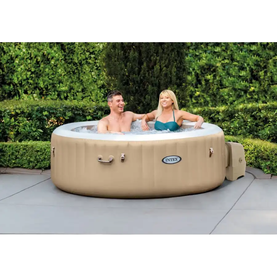 Piscina Pure SPA Bubble Massage 28426 196x71cm con pompa e riscaldatore Intex - 5