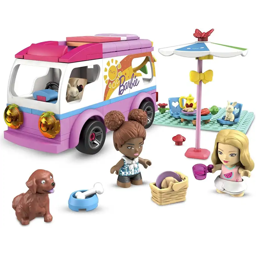 Barbie Mega Construx Camper dei Sogni GWR35 Mattel - 1