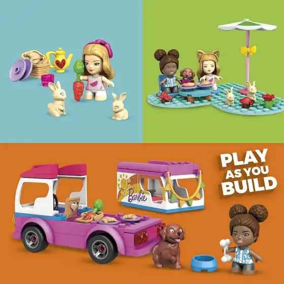 Barbie Mega Construx Camper dei Sogni GWR35 Mattel - 3