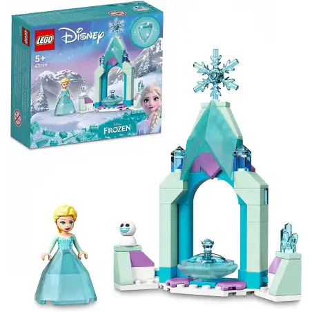 Lego Disney Frozen 43199 Il Cortile del Castello di Elsa Lego - 2