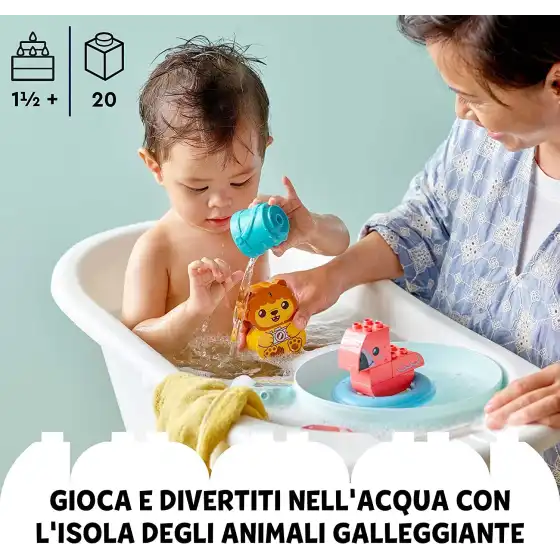 Lego Duplo 10966 Ora del Bagnetto : Isola degli Animali Galleggiante Lego - 2