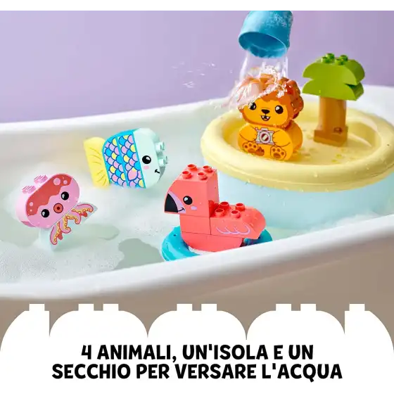 Lego Duplo 10966 Ora del Bagnetto : Isola degli Animali Galleggiante Lego - 3