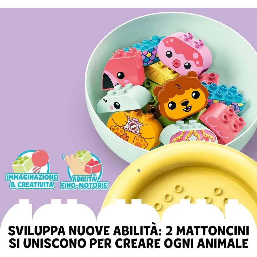 Lego Duplo 10966 Ora del Bagnetto : Isola degli Animali Galleggiante Lego - 5