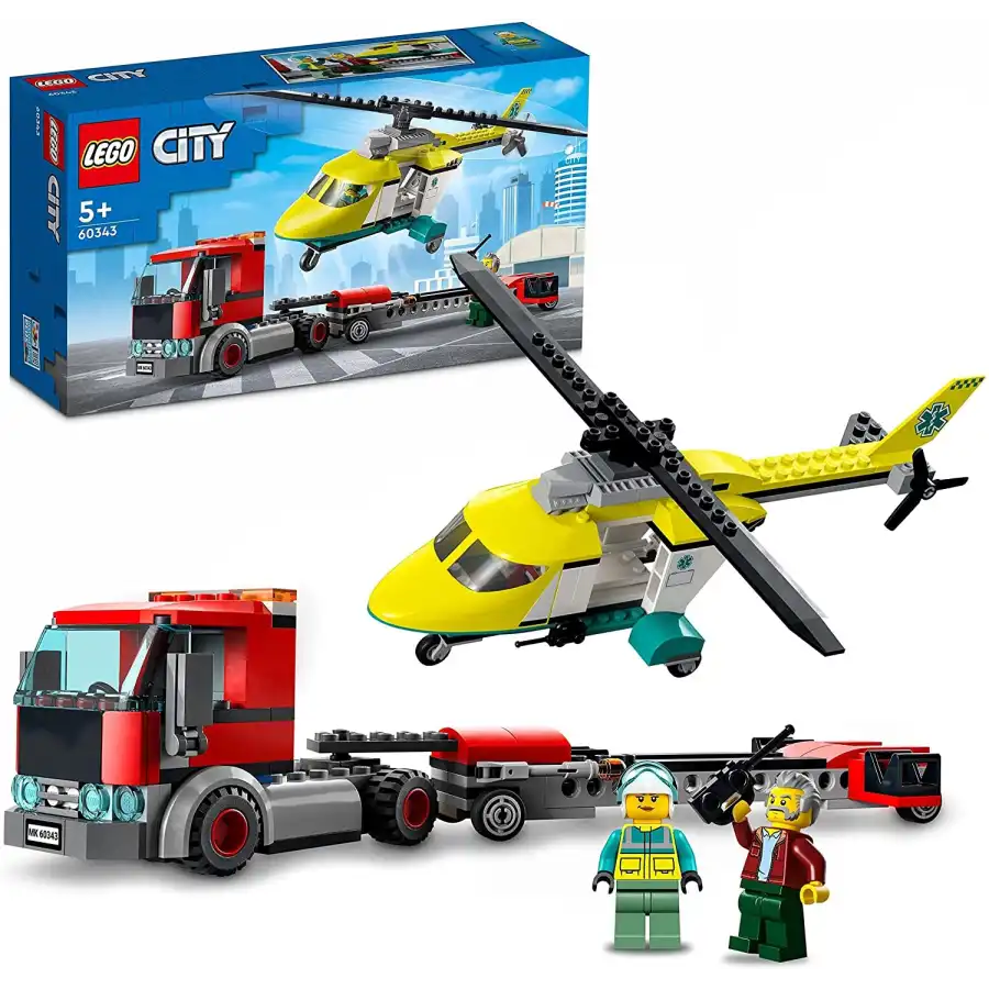 Lego City 60343 Trasportatore di Elicotteri Lego - 1
