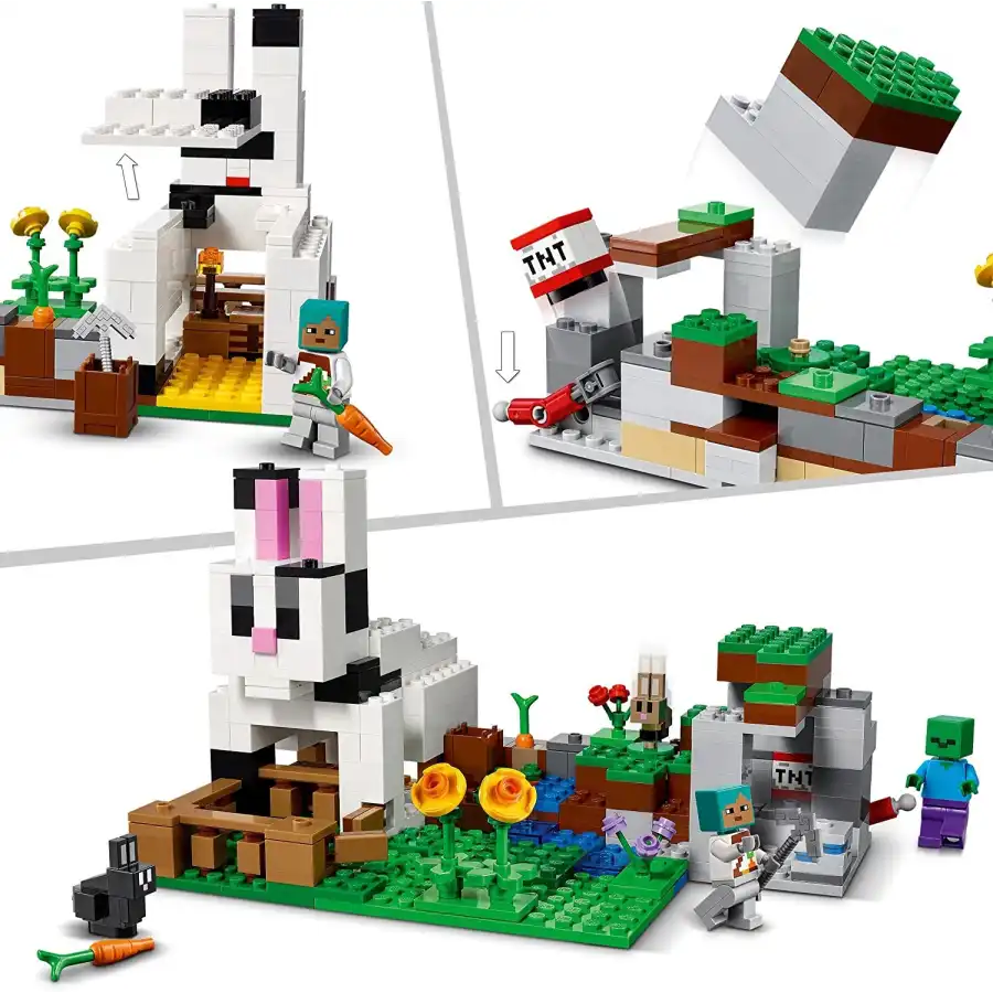 Lego Minecraft 21181 Il Ranch del Coniglio Lego - 3