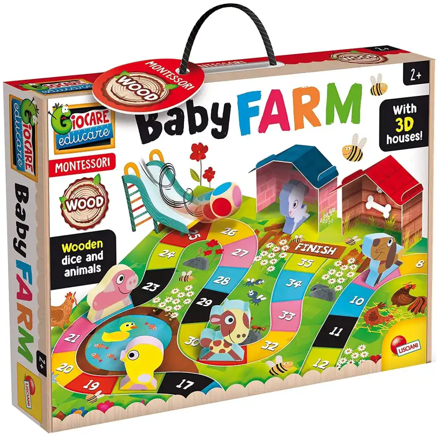 Montessori Legno Baby Farm Lisciani - 1
