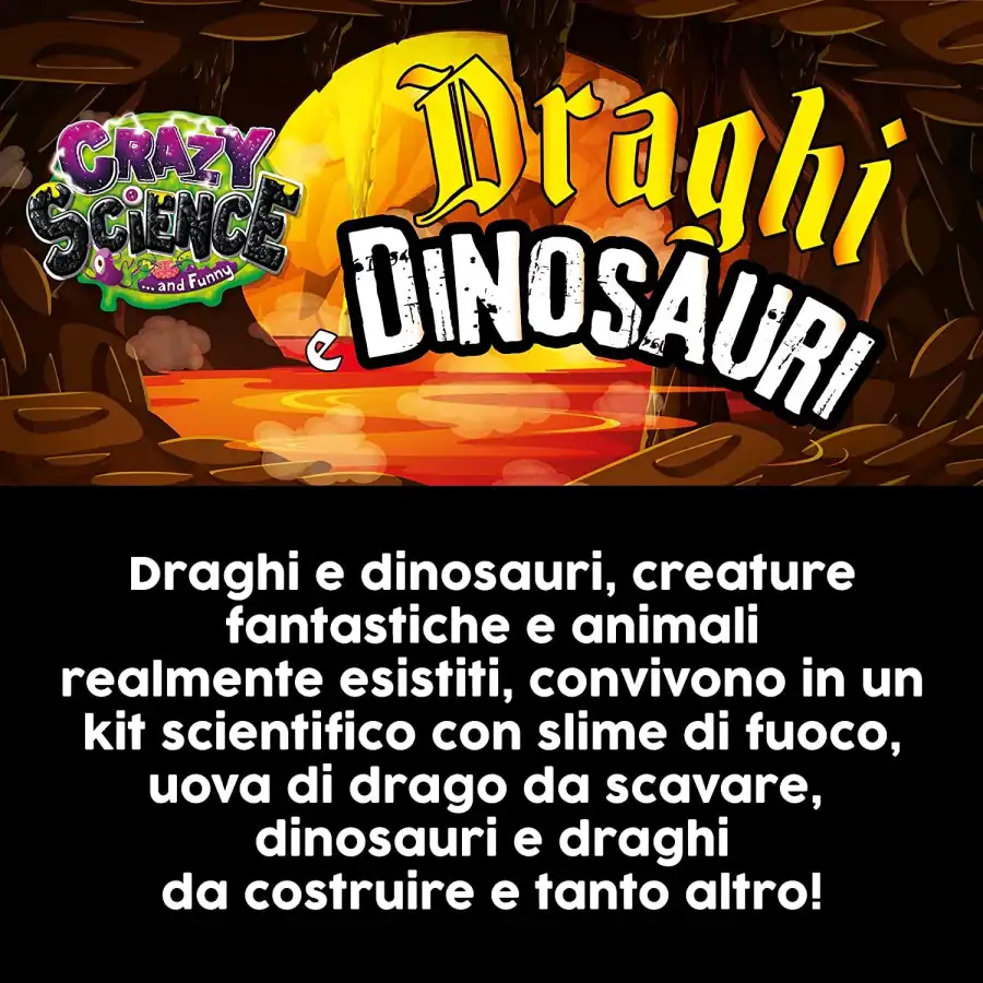 Draghi e Dinosauri 89390 Lisciani - 2