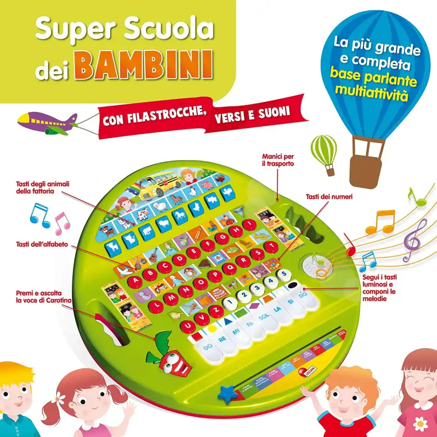 Carotina Super Scuola Dei Bambini 77427 Lisciani - 2