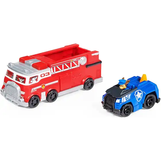 Paw Patrol Die Cast Camion dei Pompieri e Chase Spin Master - 2
