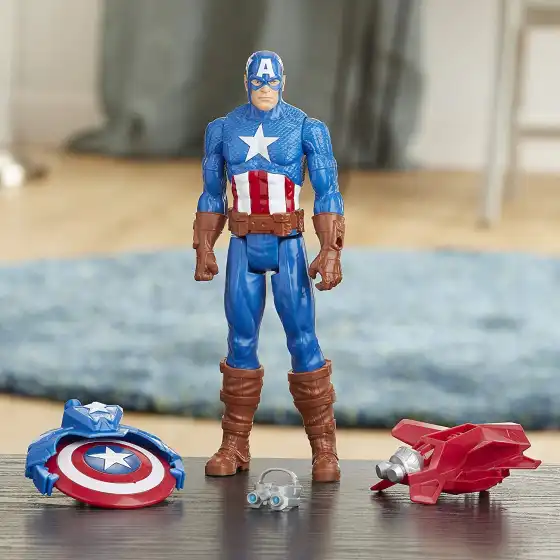 Avengers Blast Gear Capitan America serie Titan Hero Hasbro - 3
