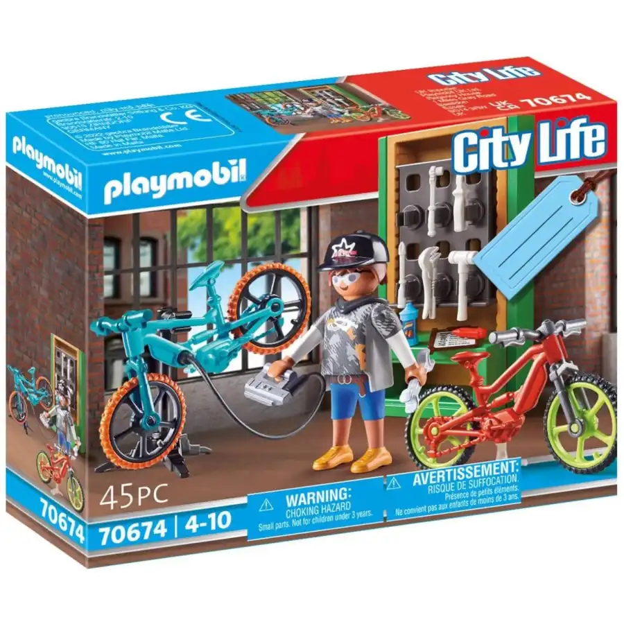 Playmobil City Life 70674 Meccanico e-Bike Playmobil - 1