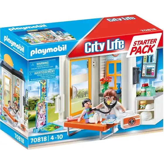 Playmobil City Life 70818 Starter Pack Pediatra Playmobil - 1