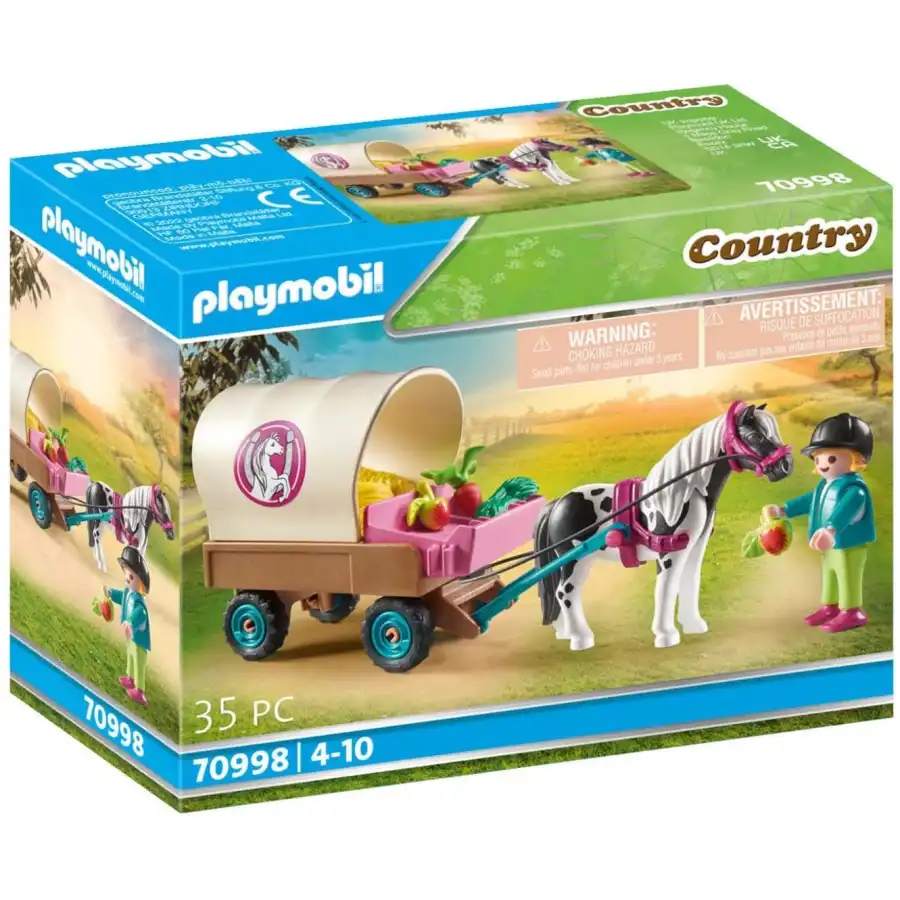Playmobil Country 70998 Carrozza con Pony Playmobil - 1