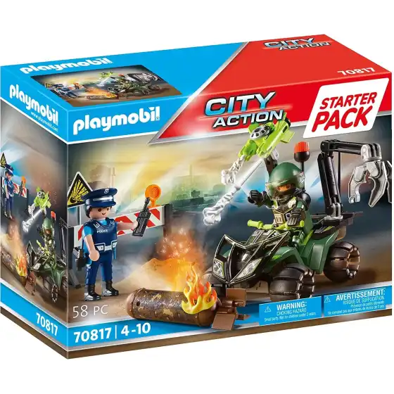 Playmobil City Action 70817 Starter Pack Polizia: Artificieri in Azione Playmobil - 1