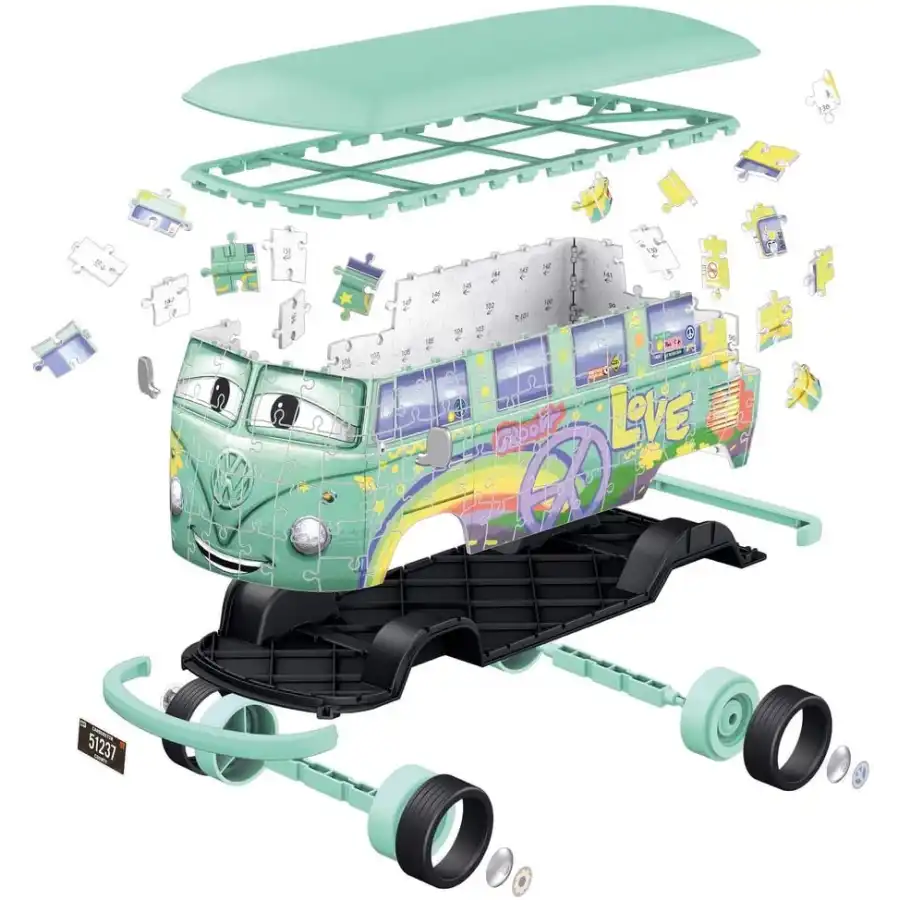 Ravensburger 3D Puzzle Volkswagen T1 Cars Fillmore Ravensburger - 4