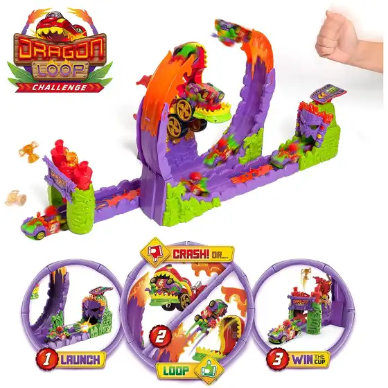 T-Racers Dragon Loop Challenge Magic Box Toys - 3
