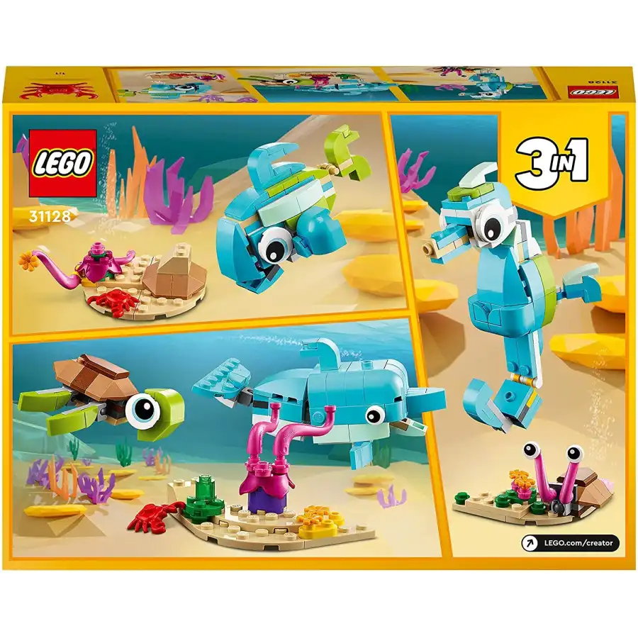 Lego Creator 31128 Set Animali Marini 3 in 1 Lego - 2