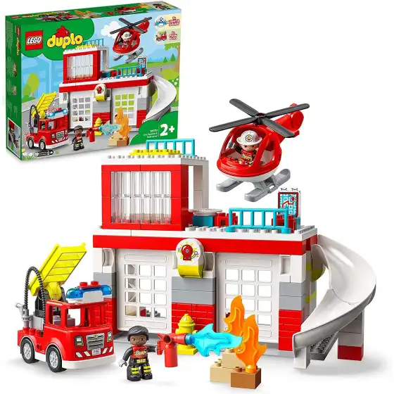 Lego Duplo 10970 Caserma Dei Pompieri ed Elicottero Lego - 1