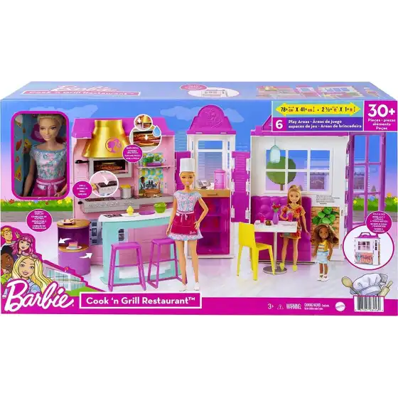 Barbie HBB91 Playset Ristorante di Barbie Mattel - 1