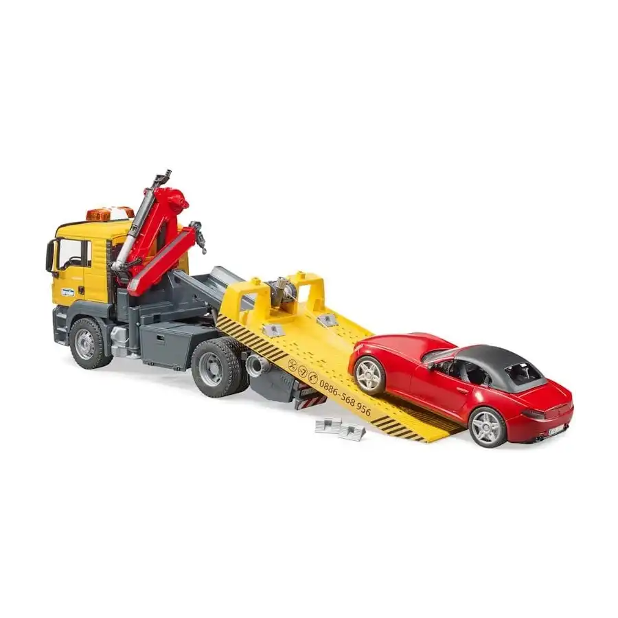 Man TGS Camion da Traino con Roadster e modulo Luci e Suoni Bruder - 3