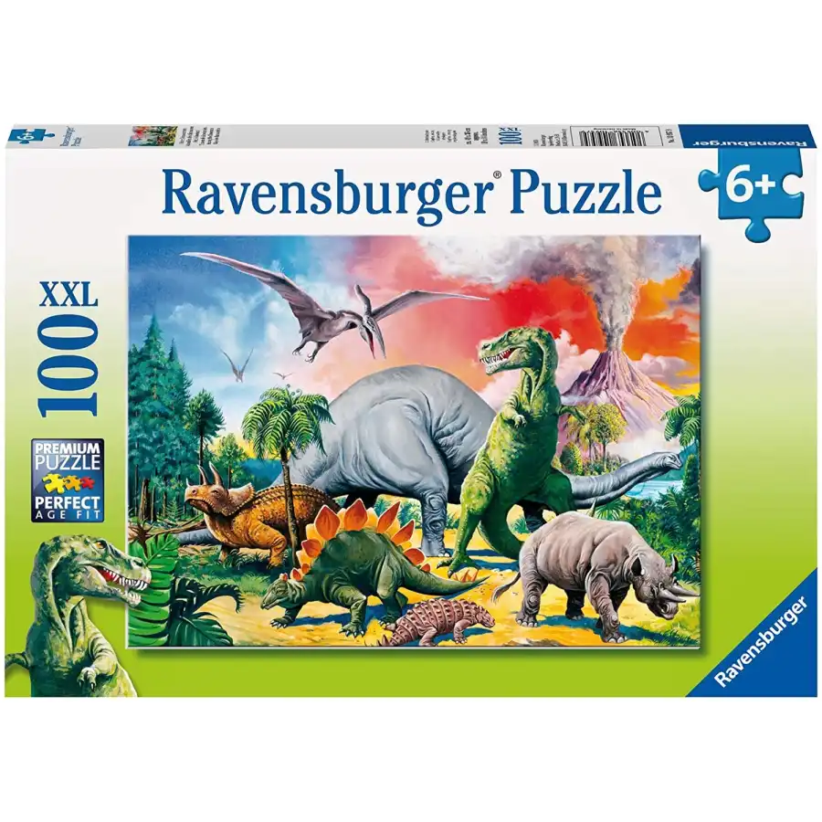Puzzle XXL Dinosauri 100 pezzi  10957 Ravensburger - 1
