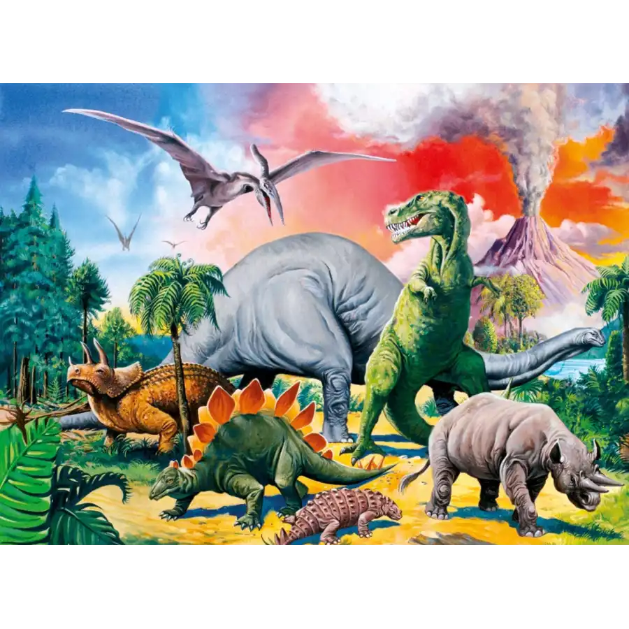 Puzzle XXL Dinosauri 100 pezzi  10957 Ravensburger - 2