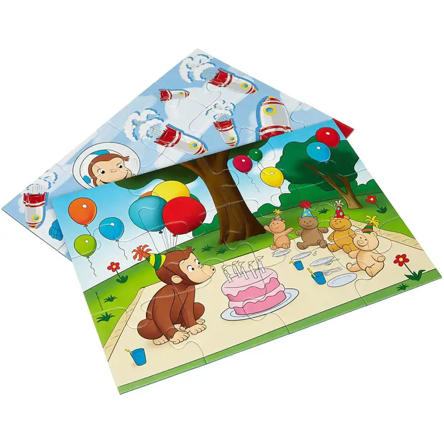 Puzzle Curioso come George 2x12 pezzi 05018 Ravensburger - 2