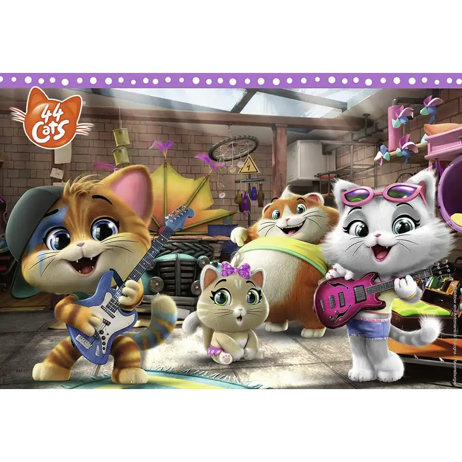 Puzzle 44 Gatti 2x24 pezzi 05012 Ravensburger - 2