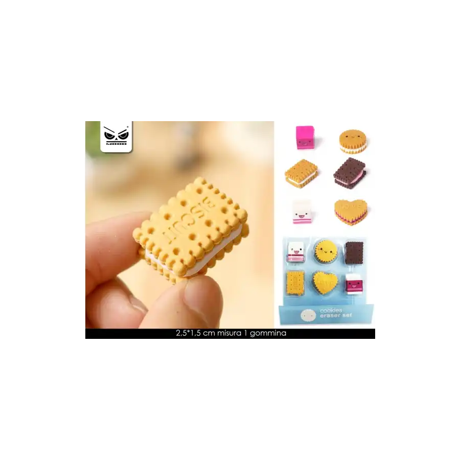 Set 6 Gommine Biscotti Mood - 1