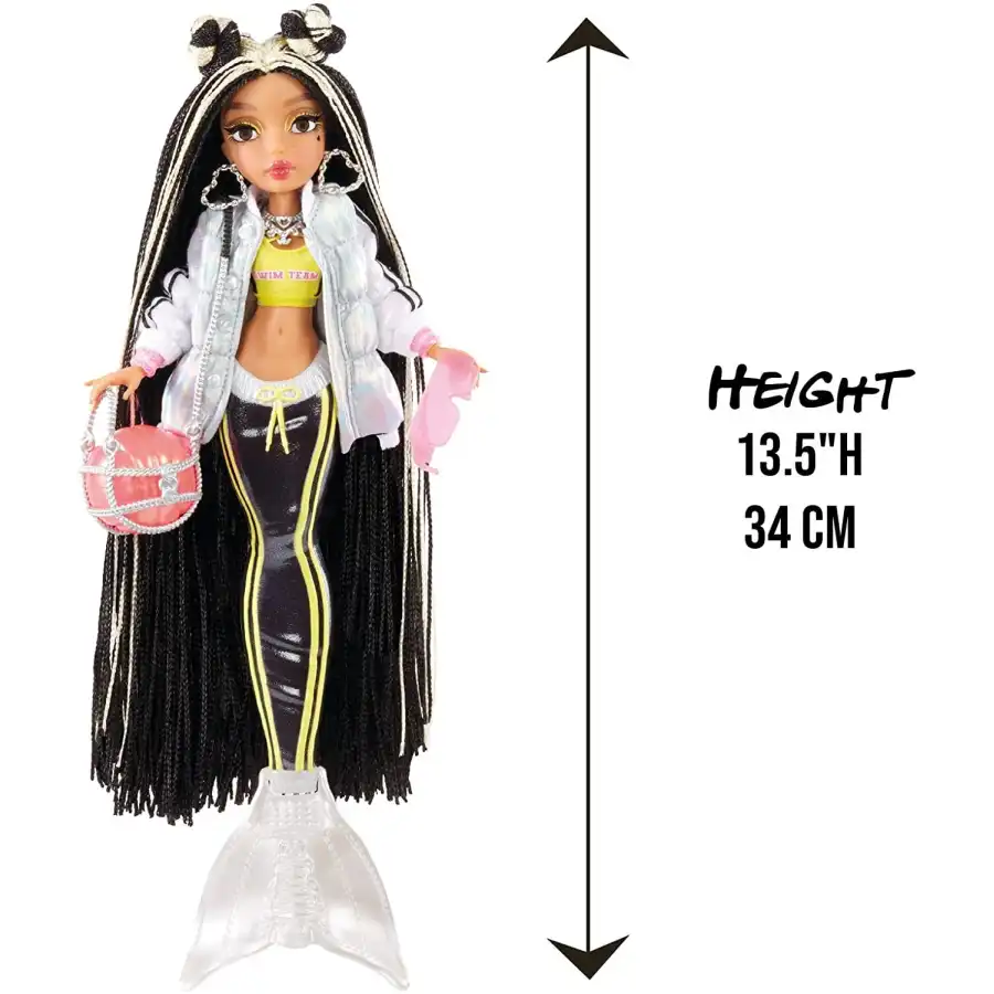 Mermaze Mermaidz Bambola Jordie Sirena con Coda Cambia Colore MGA - 2