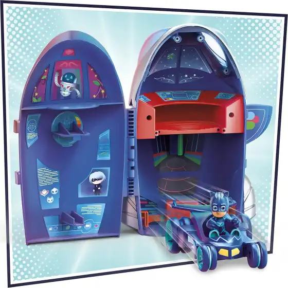 Pj Masks Playset Quartier Generale 2 in 1 Hasbro - 2