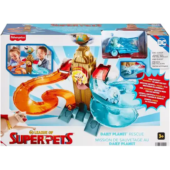 Imaginext DC League of Super Pets - Missione di Salvataggio al Daily Planet HGL15 Fisher Price - 1