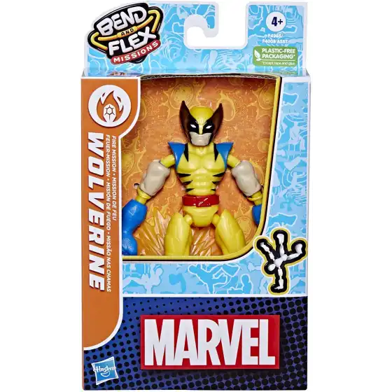 Marvel Bend and Flex Missione di Fuoco con Wolverine Hasbro - 1
