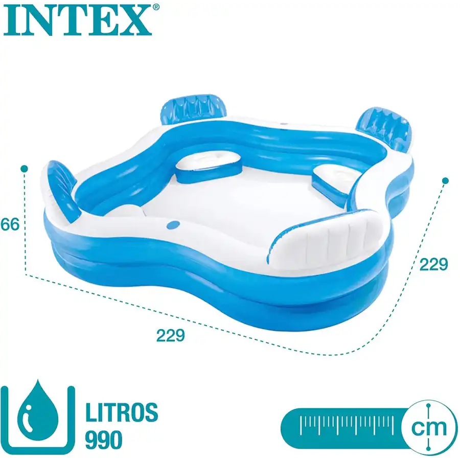 Intex 56475 Piscina 4 sedili  - 2