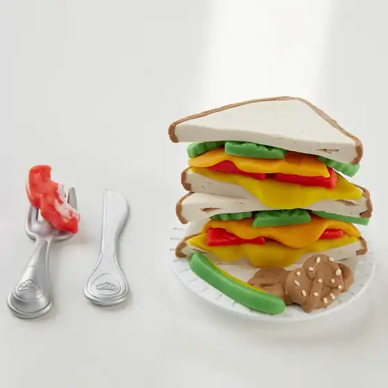 Play-Doh Kitchen Creations Sandwich Formaggioso Hasbro - 4
