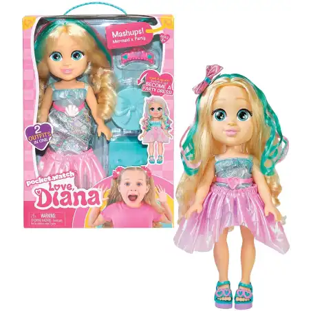 Love Diana Bambola Sirena con vestito trasformabile Giochi Preziosi - 1