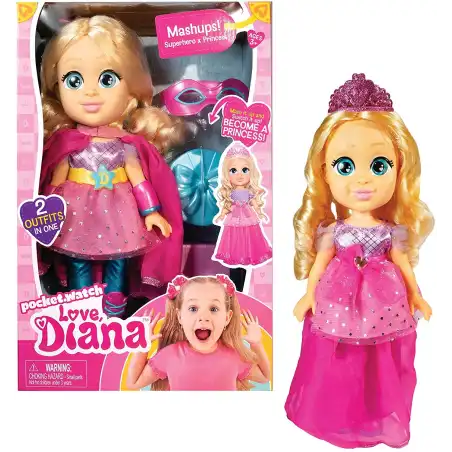 Love Diana Bambola Principessa con vestito trasformabile Giochi Preziosi - 1