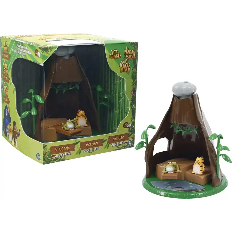 Vita Da Giungla Playset Vulcano Con 2 Personaggi Giochi Preziosi - 1