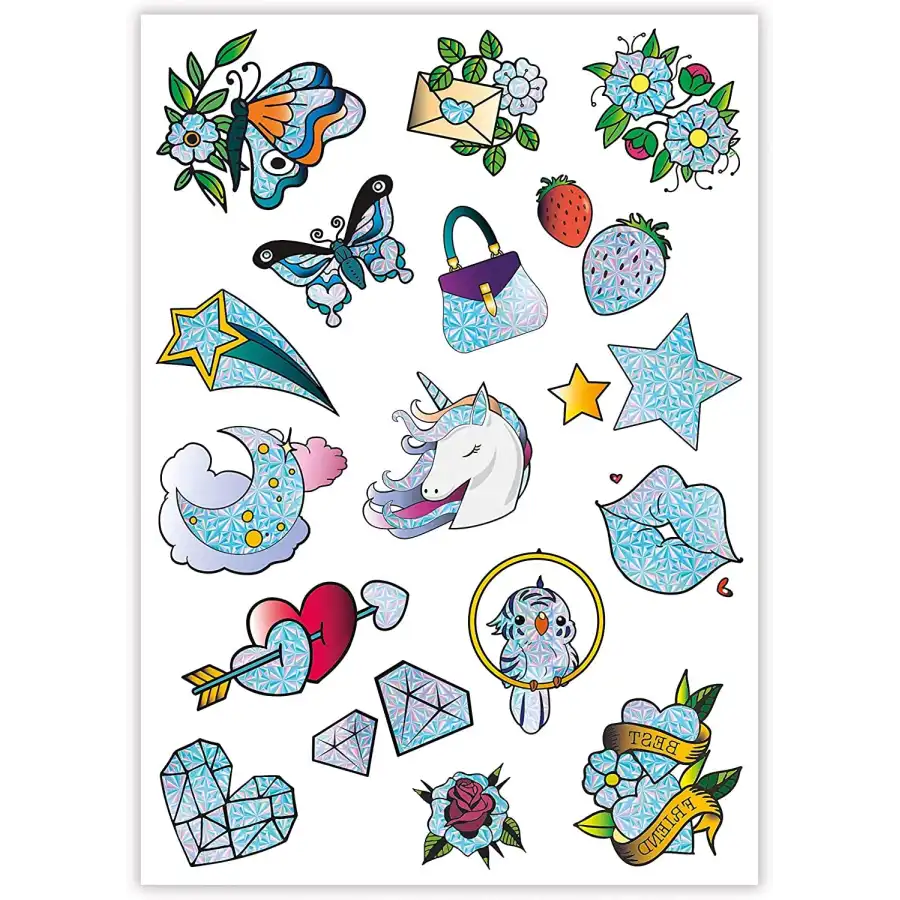 Crazy Chic Sparkly Tattoo Clementoni - 2