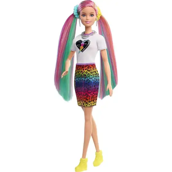 Barbie Leopard Rainbow GRN81 Mattel - 4