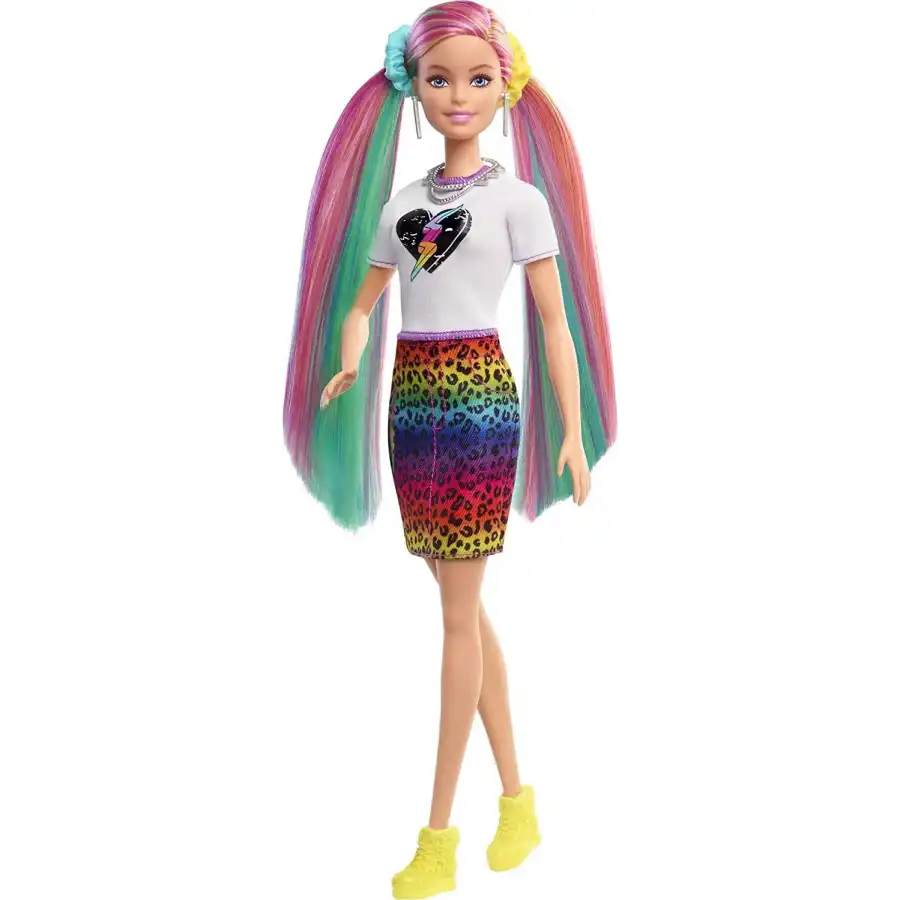 Barbie Leopard Rainbow GRN81 Mattel - 4