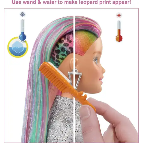 Barbie Leopard Rainbow GRN81 Mattel - 6