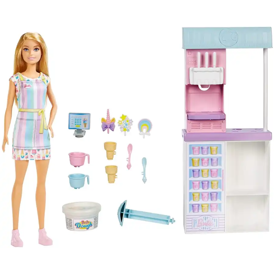 Barbie Playset Gelateria Con Accessori HCN46 Mattel - 2